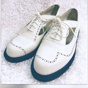 Dr. Martens Womens Size 10 Off White Ruby Open Etched Shoes